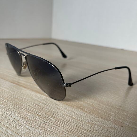 Ray-Ban RB3025 Aviator Large Metal Sunglasses Gunmetal FRAMES ONLY 58-14-135 - Picture 3 of 8